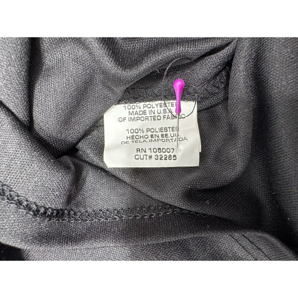 NWT M Lord&Taylor MARINA Black Lace Overlay Sleeveless Top Double Vneck Evening - Picture 9 of 10